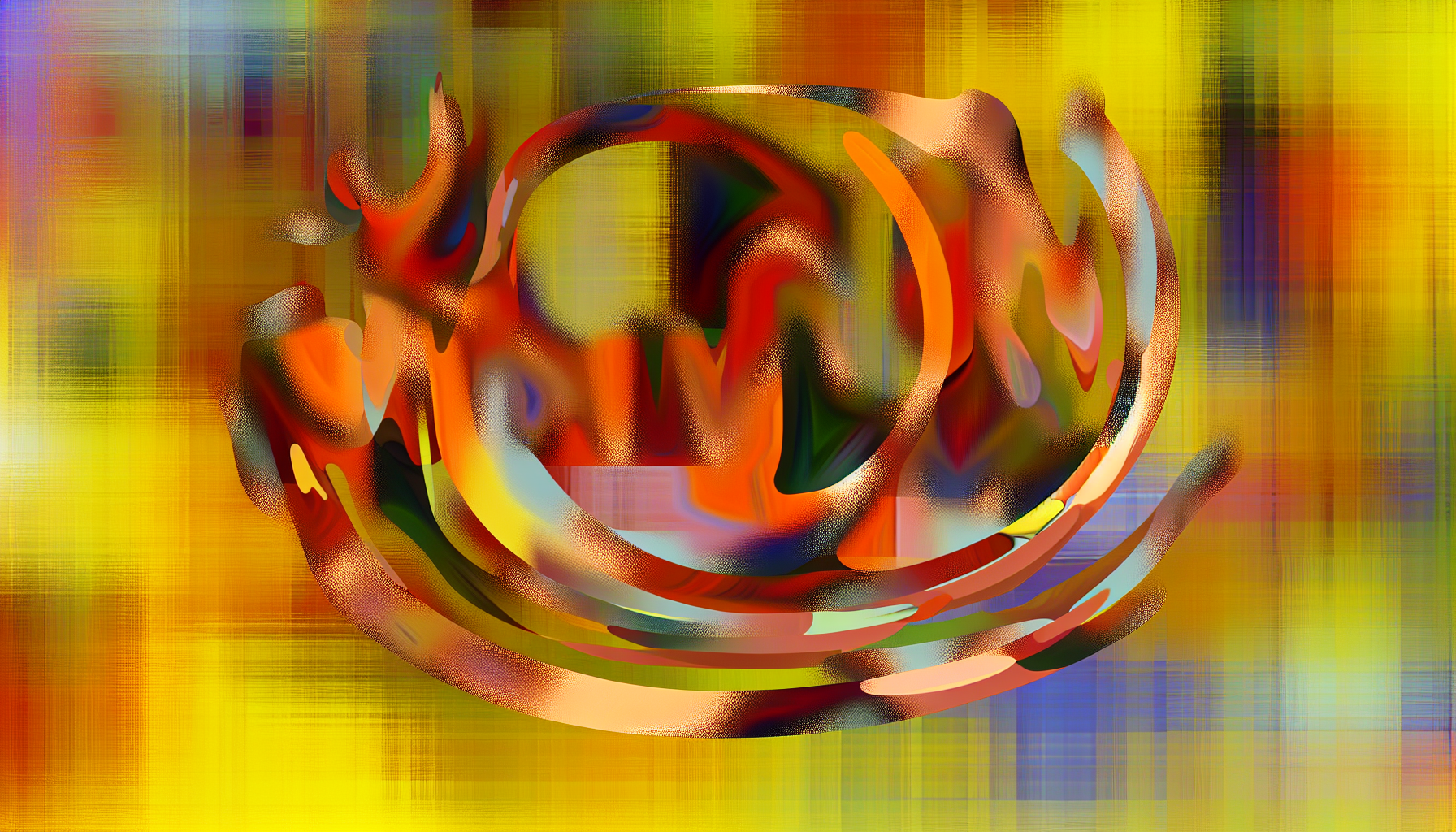 Eine abstrakte Darstellung eines Begriffs, der kein klares Bild damit verbunden hat. Bitte erschaffe ein Bild aus dem Gef&Atilde;&frac14;hl oder Konzept, das es hervorruft, wie etwas Verspielt, Unerwartetes oder Verwirrendes.