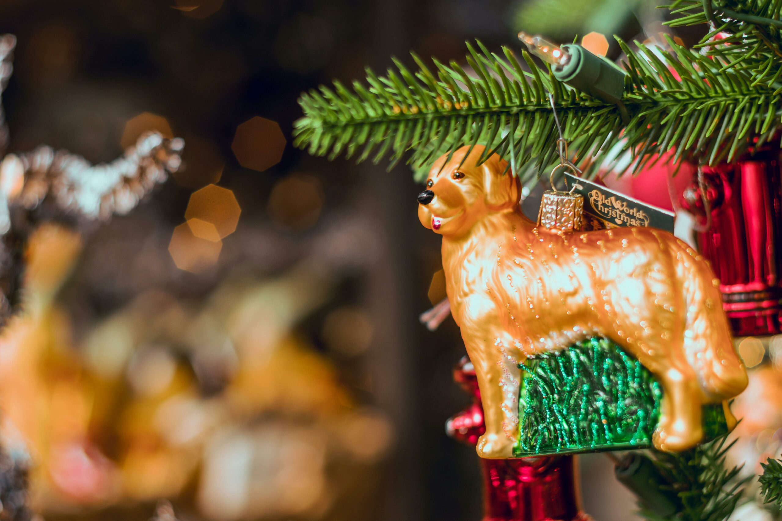 Golden Retriever Weihnachtsschmuck